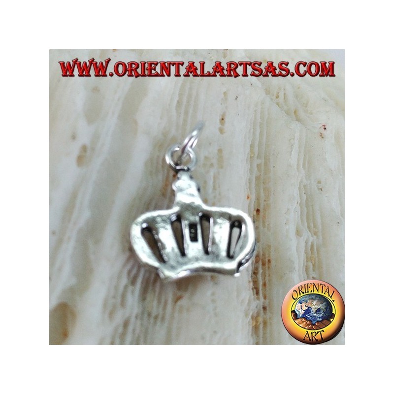 Pendentif en argent, la couronne