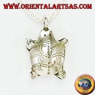 Pendentif Lucky Karen tortue en argent