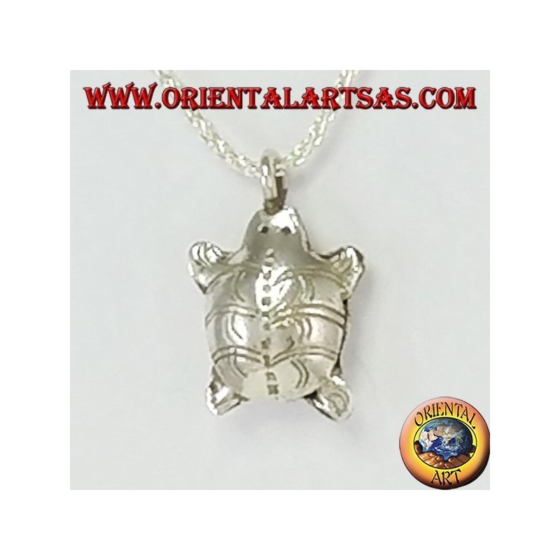Colgante Lucky Karen tortuga plateado