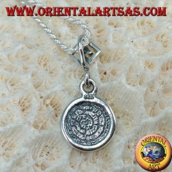 Silver pendant, the Festo disc with greek on the hook