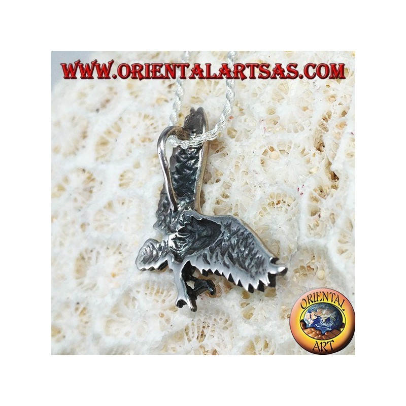 Silberner Anhänger, Steinadler