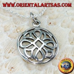 Anhänger in Sterling Saint Johns Knoten im Kreis