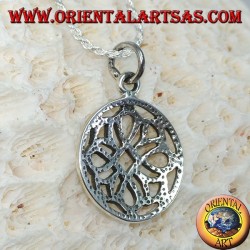 Anhänger in Sterling Saint Johns Knoten im Kreis