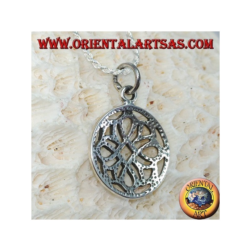 Anhänger in Sterling Saint Johns Knoten im Kreis