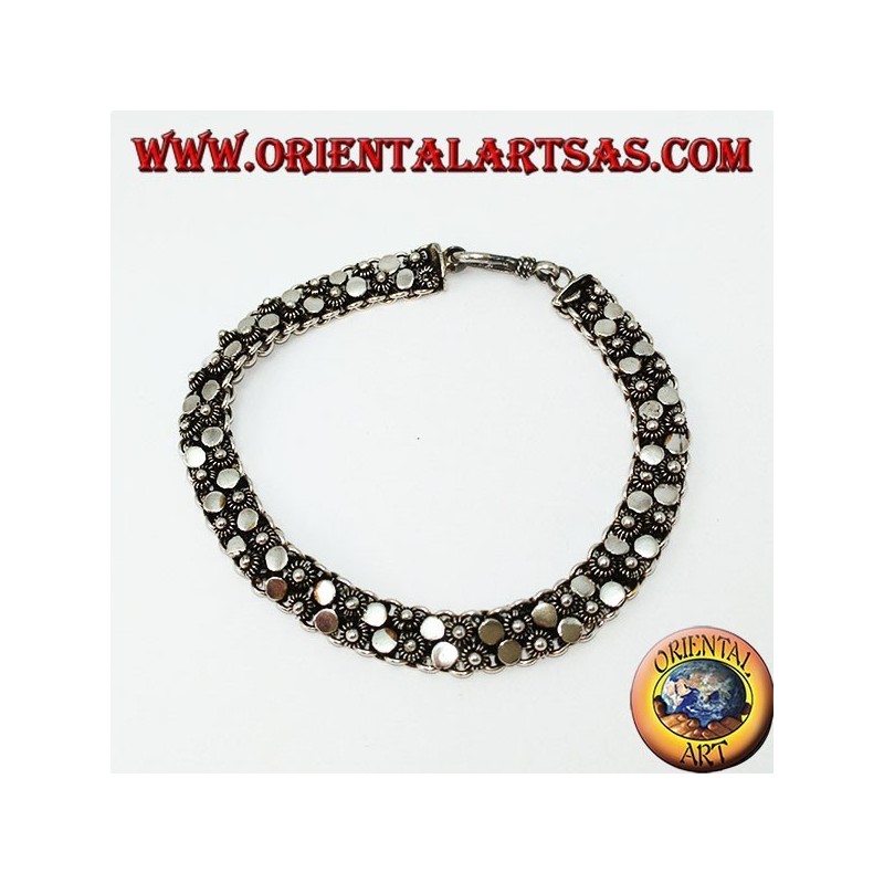 Bracciale Argento: Fiori, Piastrine e Stile Unico | Oriental Art