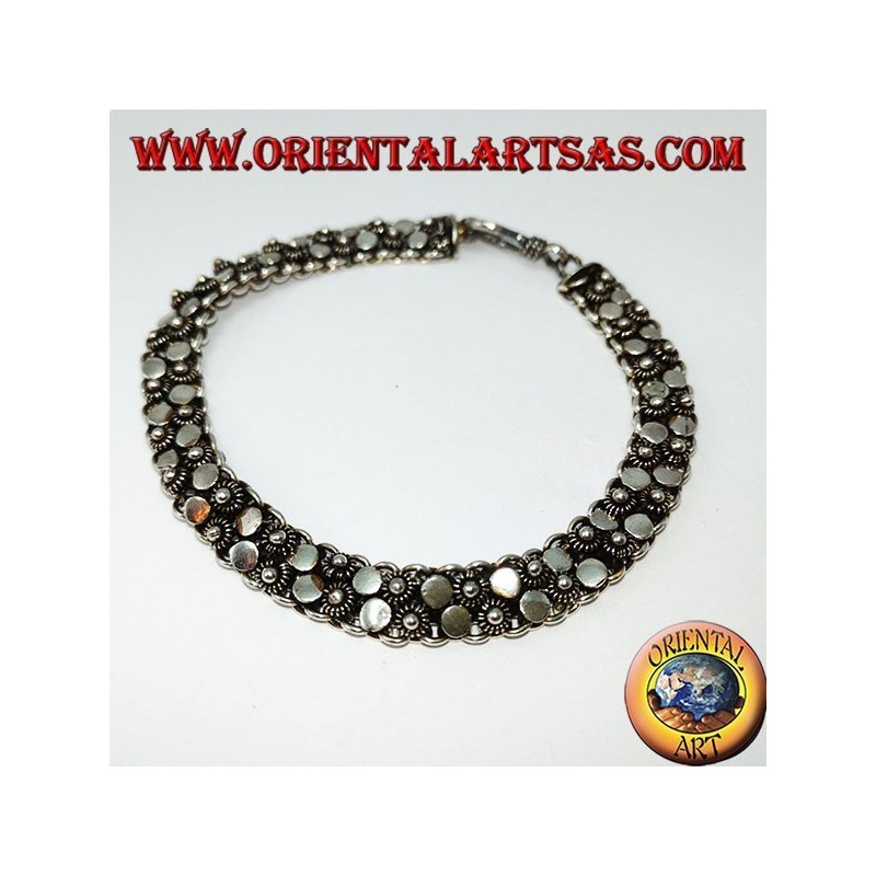 Bracciale Argento: Fiori, Piastrine e Stile Unico | Oriental Art