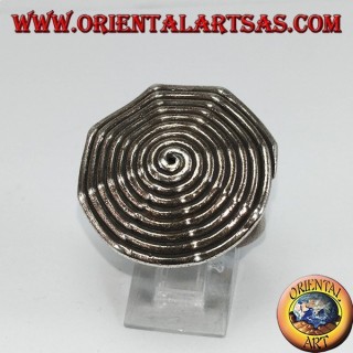 Bague en argent, spirale Karen