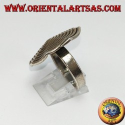 Silver ring, Karen spiral