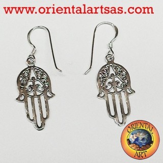 boucles d'oreilles main de fatima