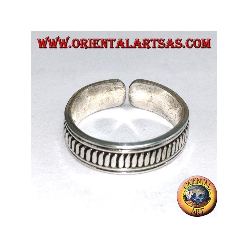 Silver ring for feet or for phalanxes, handmade