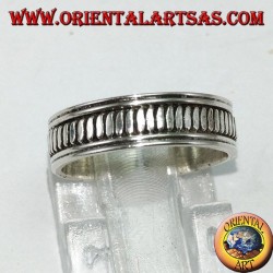 Bague en argent pour pieds ou pour phalanges, faite à la main