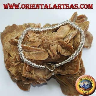 Bracciale in argento a rondelle anellini modello dodo