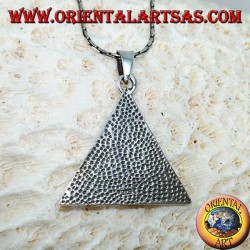 Colgante de plata, ojo de la providencia