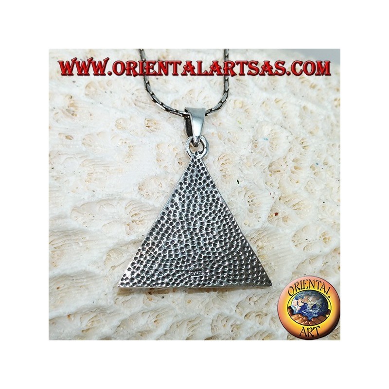 Pendentif en argent, œil de la providence