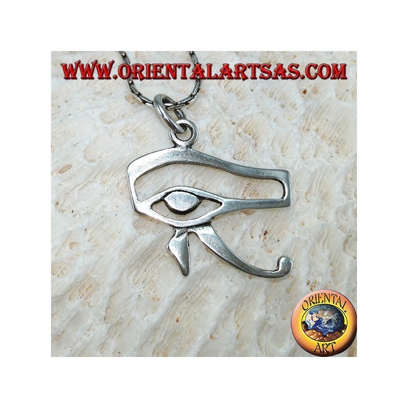 pendentif en argent oeil d'Horus et Eye of Ra