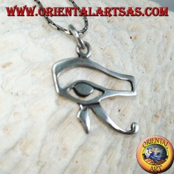 pendentif en argent oeil d'Horus et Eye of Ra