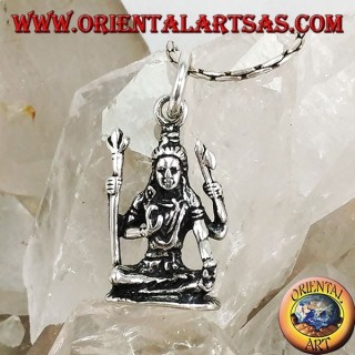 Silberner Anhänger der Shiva-Statue von Shiva des Murudeshwara-Tempels
