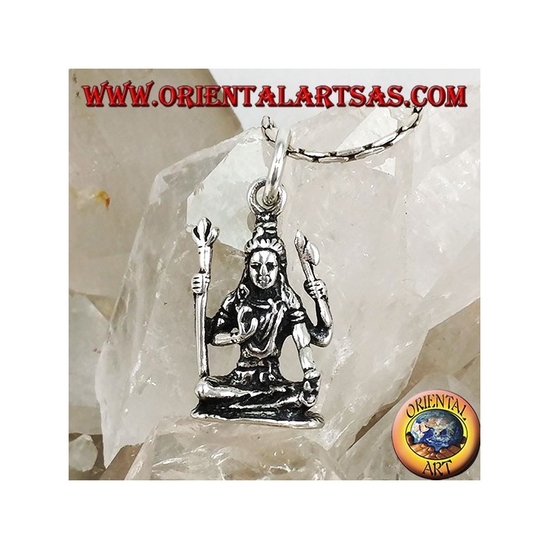 Silberner Anhänger der Shiva-Statue von Shiva des Murudeshwara-Tempels