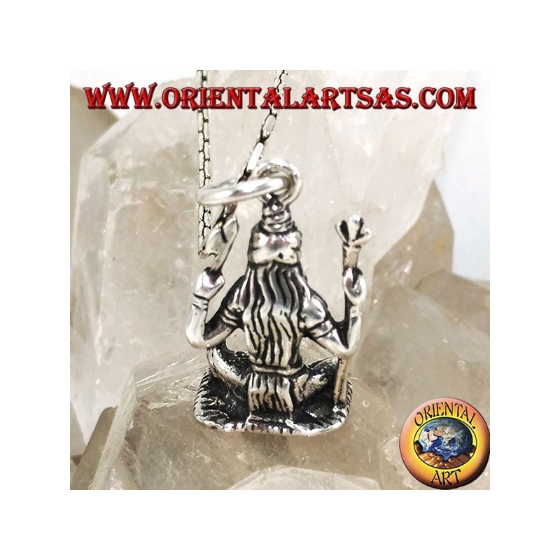Silberner Anhänger der Shiva-Statue von Shiva des Murudeshwara-Tempels