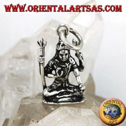 Silver pendant of Shiva Statue of Śiva of the Murudeshwara temple