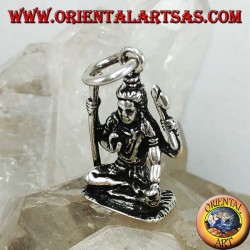 Silberner Anhänger der Shiva-Statue von Shiva des Murudeshwara-Tempels