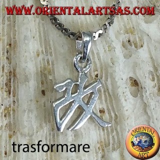 Colgante de plata, Transformar, ideograma chino