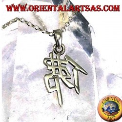 Anhänger in Silber, Buddha chinesisches Ideogramm
