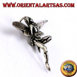 Hermoso colgante de plata de hadas tridimensional