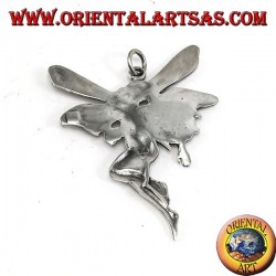 Großer Feenanhänger in 925 Silber