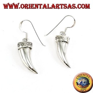 Pendientes de elefante de plata