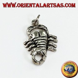 Pendant in silver scorpion medium
