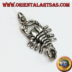 Colgante en plata escorpión mediano