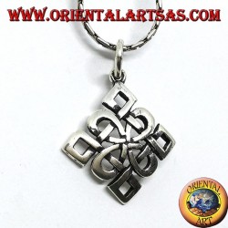Pendentif en argent, noeud Shieldknot