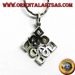 Pendentif en argent, noeud Shieldknot