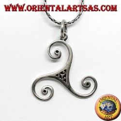 Silberanhänger triskelion oder triskele groß