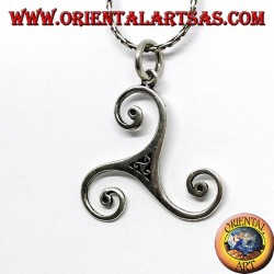 Silberanhänger triskelion oder triskele groß