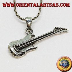 Colgante de plata Chicago Electric Bass 5 String