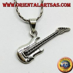 Colgante de plata Chicago Electric Bass 5 String