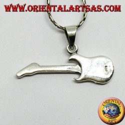 Silver pendant Chicago Electric Bass 5 String