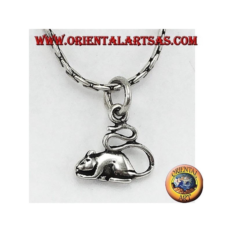 Silver pendant (rodent) the mouse