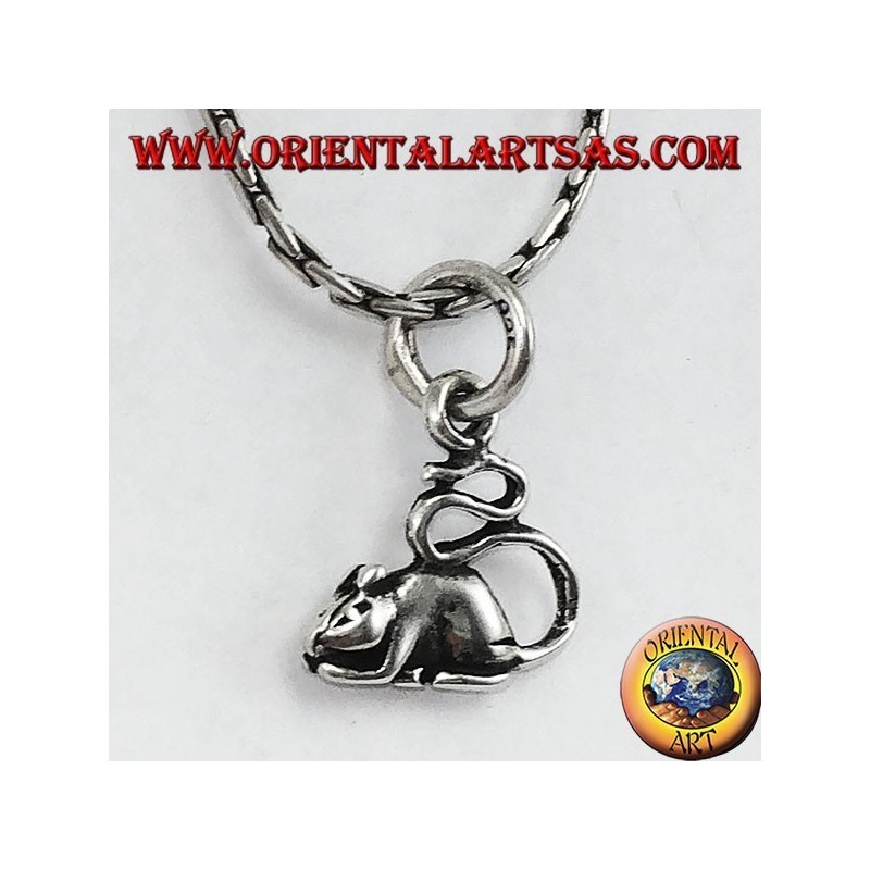Silver pendant (rodent) the mouse