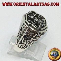 Bague en argent du dhyana Bouddha