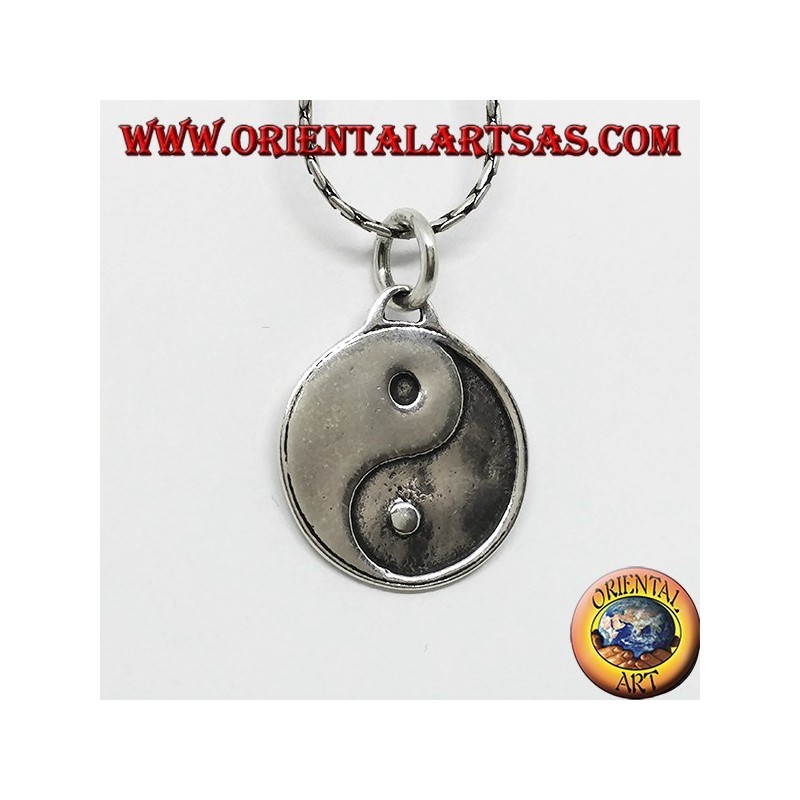 Pendentif en argent Tao yin-yang