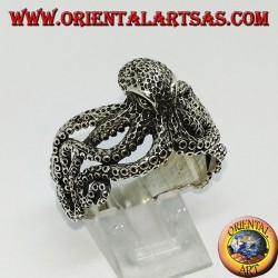 Silver ring the octopus