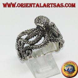 Silver ring the octopus