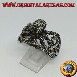 Anello in argento l'octopus
