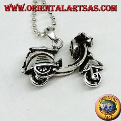 Silver pendant the legendary Vespa (mobile)