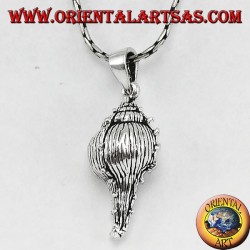 Pendentif en argent, coquille le tofa symbole de la fertilité