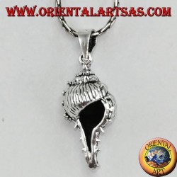 Pendant in silver, shell the tofa the symbol of fertility