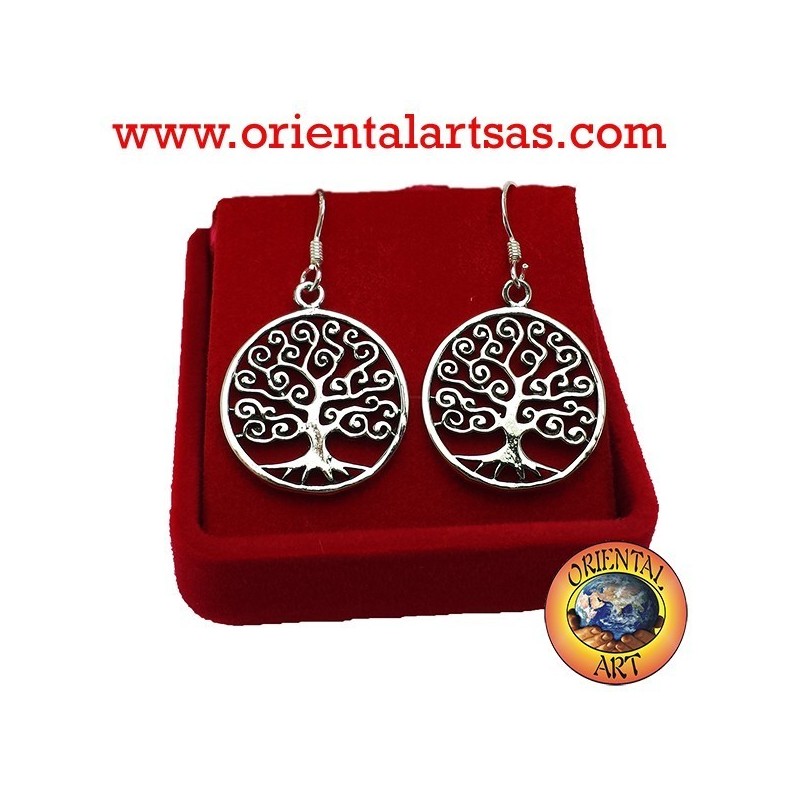 Orecchini  in argento albero della vita